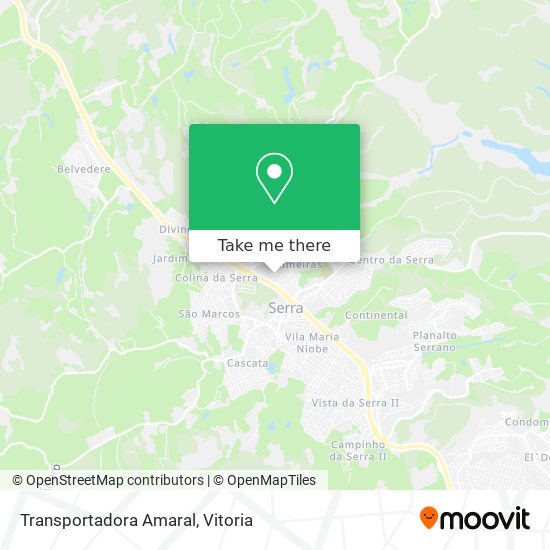 Transportadora Amaral map