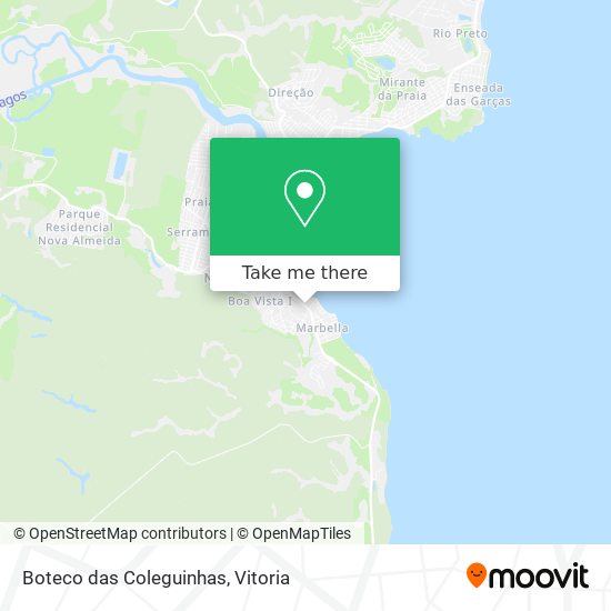 Boteco das Coleguinhas map