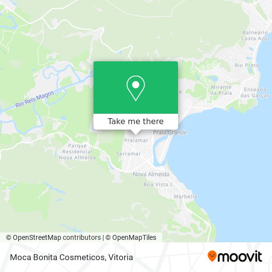 Moca Bonita Cosmeticos map