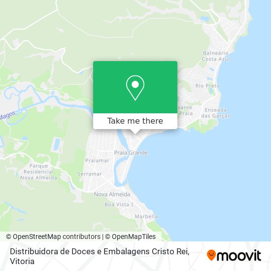 Distribuidora de Doces e Embalagens Cristo Rei map