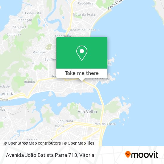 Mapa Avenida João Batista Parra 713