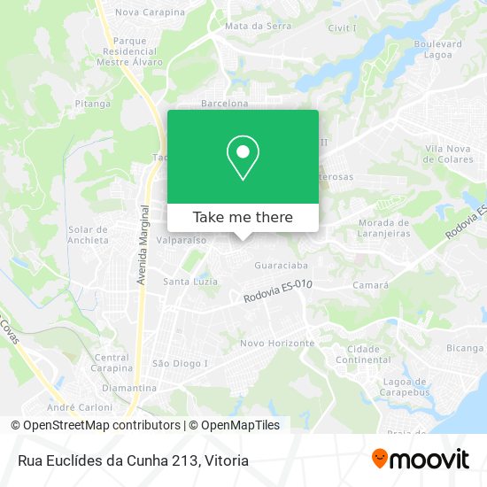 Rua Euclídes da Cunha 213 map