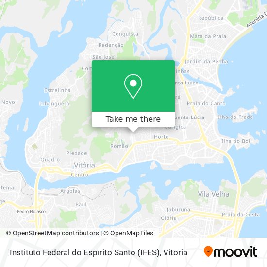 Instituto Federal do Espírito Santo (IFES) map