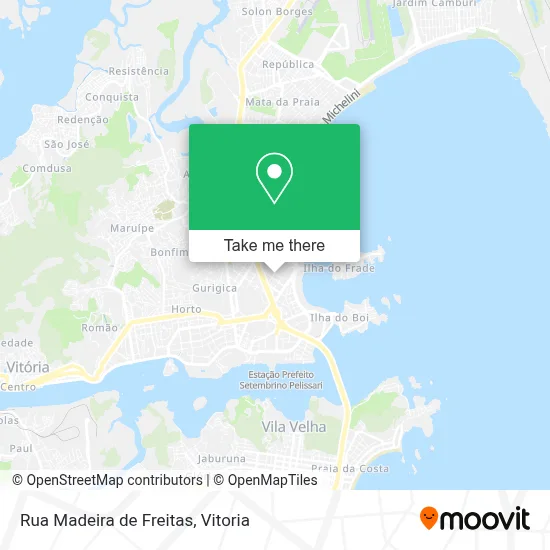 Rua Madeira de Freitas map