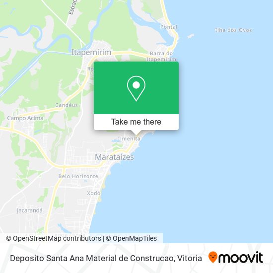 Deposito Santa Ana Material de Construcao map