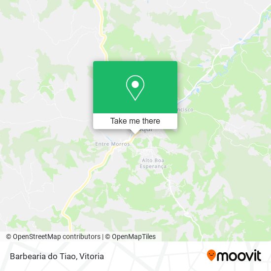 Mapa Barbearia do Tiao