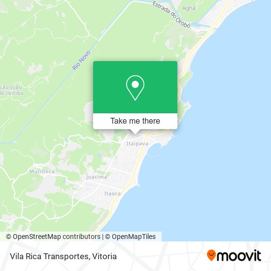 Vila Rica Transportes map