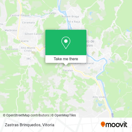 Zastras Brinquedos map