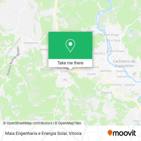 Maia Engenharia e Energia Solar map