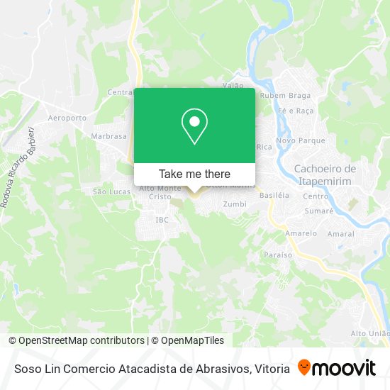 Soso Lin Comercio Atacadista de Abrasivos map