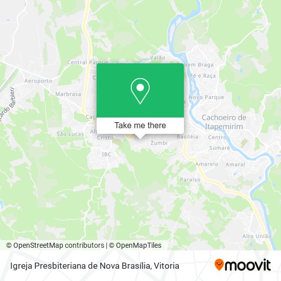 Igreja Presbiteriana de Nova Brasília map