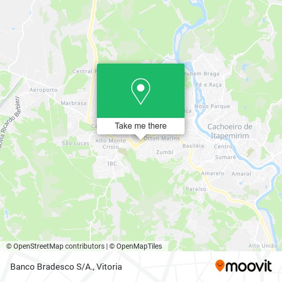 Banco Bradesco S/A. map