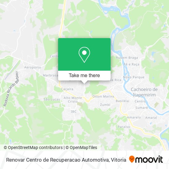 Renovar Centro de Recuperacao Automotiva map