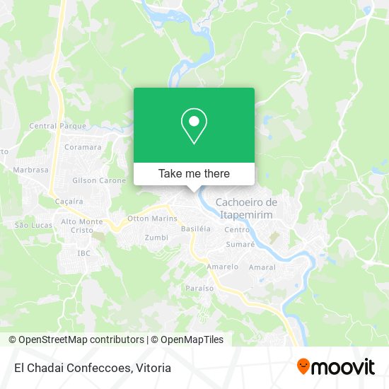 El Chadai Confeccoes map