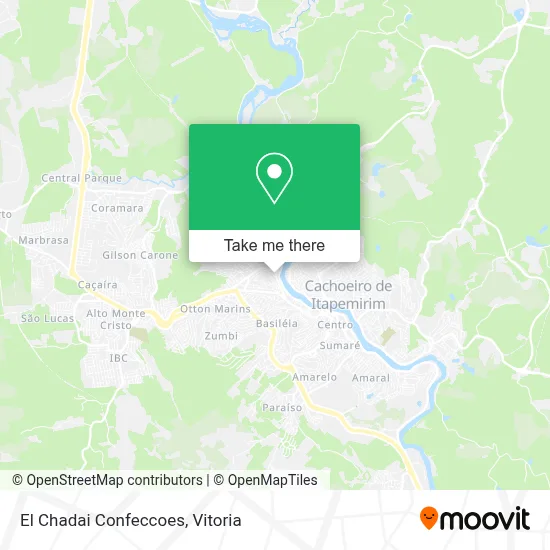 El Chadai Confeccoes map