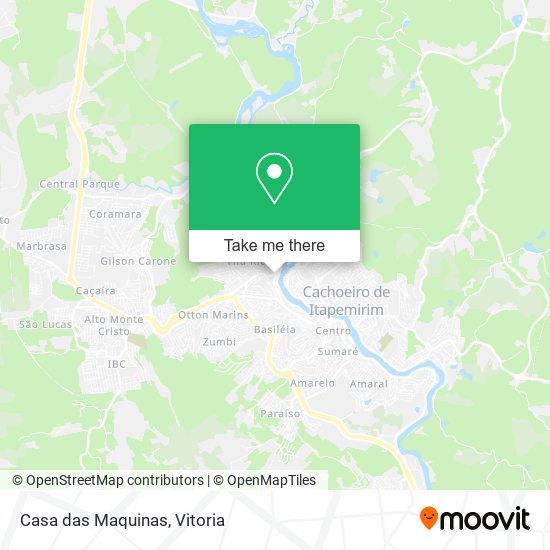 Casa das Maquinas map