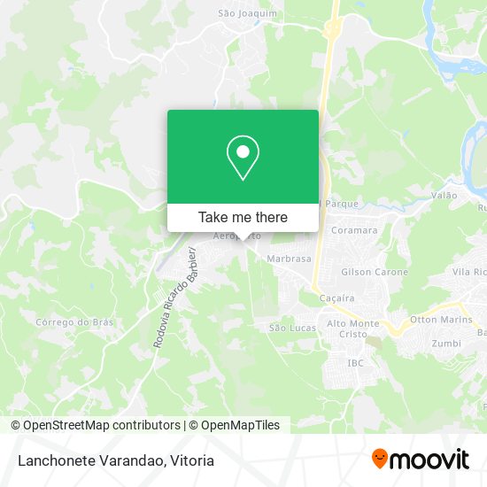 Lanchonete Varandao map