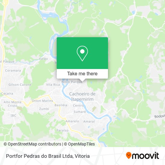 Portfor Pedras do Brasil Ltda map