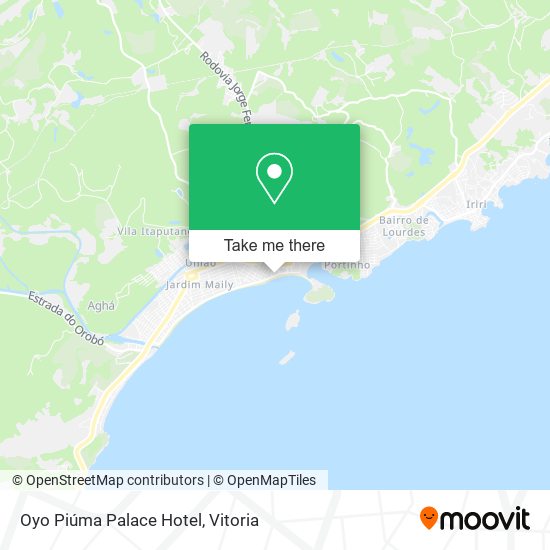 Oyo Piúma Palace Hotel map