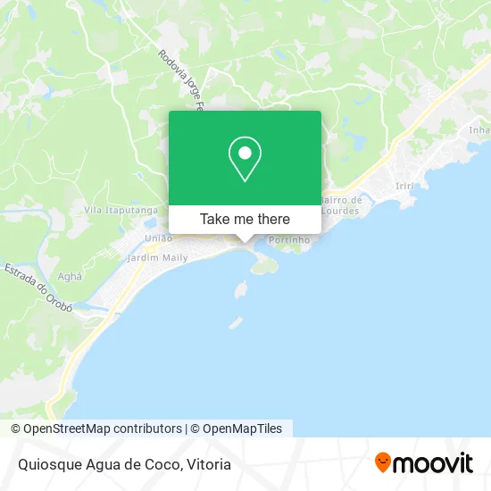 Quiosque Agua de Coco map