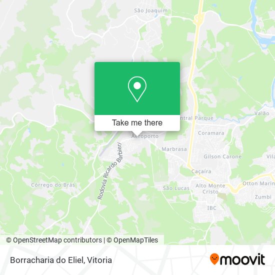 Mapa Borracharia do Eliel