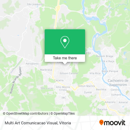 Multi Art Comunicacao Visual map