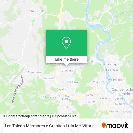 Les Toledo Mármores e Granitos Ltda Me map