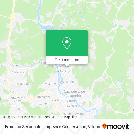 Faxinaria Servico de Limpeza e Conservacao map