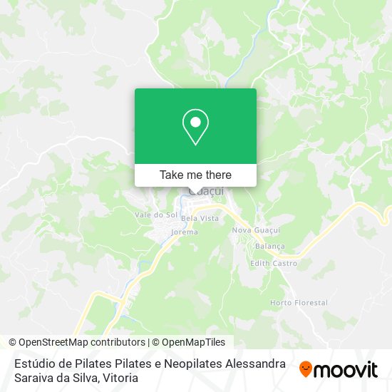 Estúdio de Pilates Pilates e Neopilates Alessandra Saraiva da Silva map