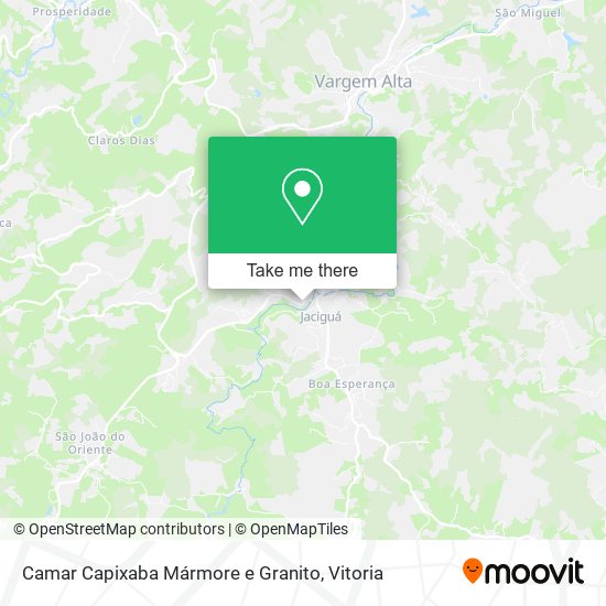 Mapa Camar Capixaba Mármore e Granito