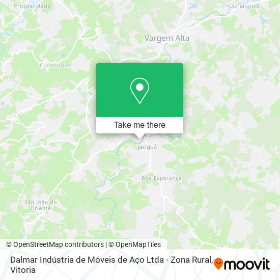 Mapa Dalmar Indústria de Móveis de Aço Ltda - Zona Rural