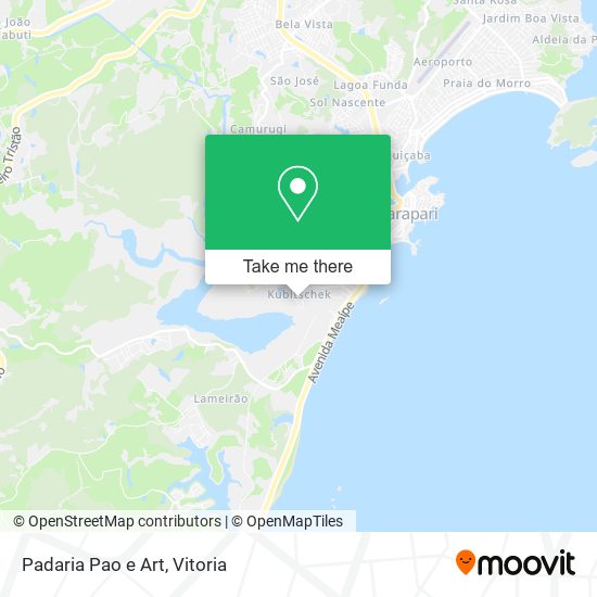 Padaria Pao e Art map