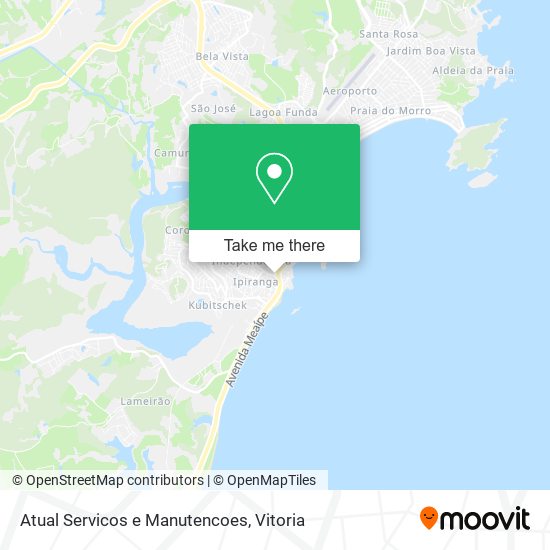 Atual Servicos e Manutencoes map