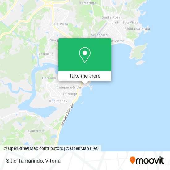 Sítio Tamarindo map