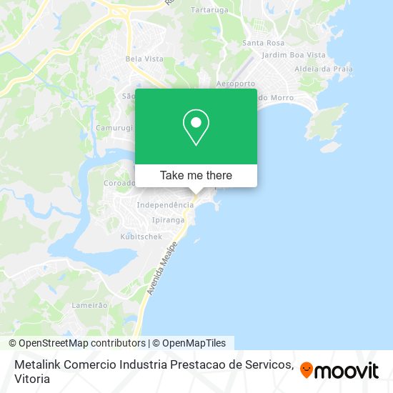 Metalink Comercio Industria Prestacao de Servicos map
