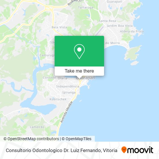 Consultorio Odontologico Dr. Luiz Fernando map