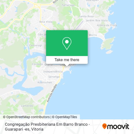 Congregação Presbiteriana Em Barro Branco - Guarapari -es map