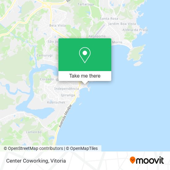 Center Coworking map