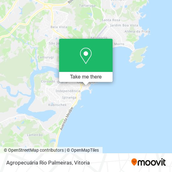 Mapa Agropecuária Rio Palmeiras