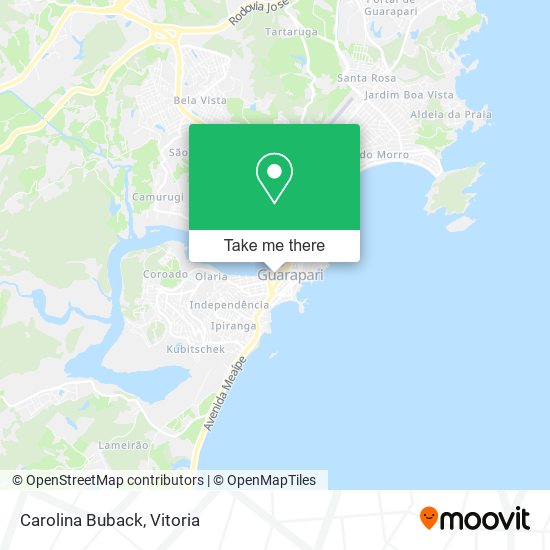 Carolina Buback map