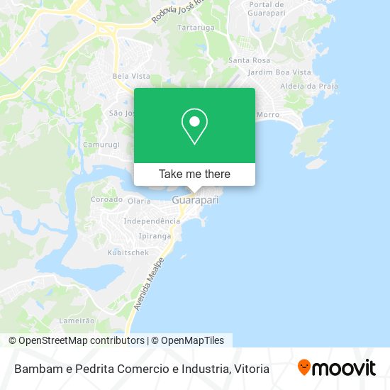 Bambam e Pedrita Comercio e Industria map