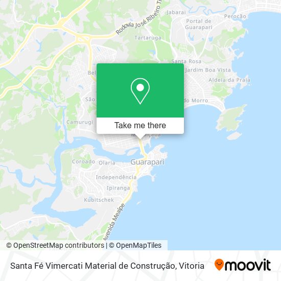 Santa Fé Vimercati Material de Construção map