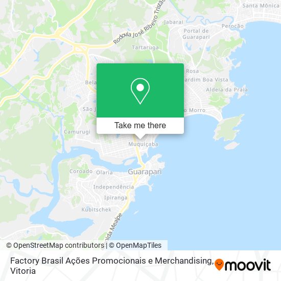 Factory Brasil Ações Promocionais e Merchandising map