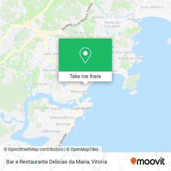 Mapa Bar e Restaurante Delicias da Maria