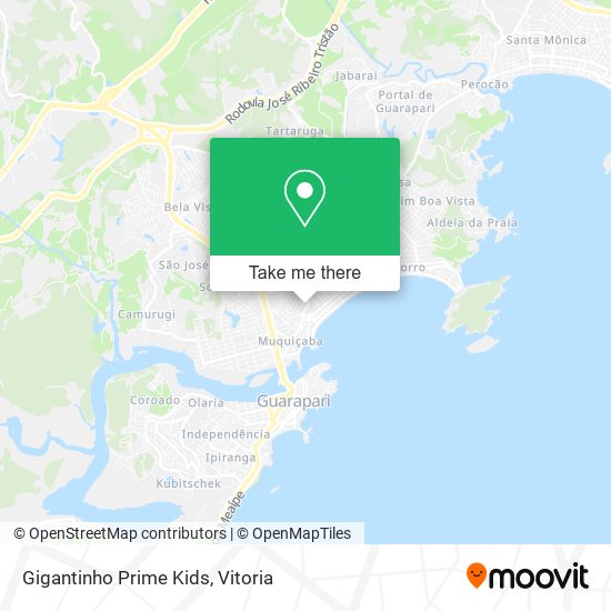 Gigantinho Prime Kids map