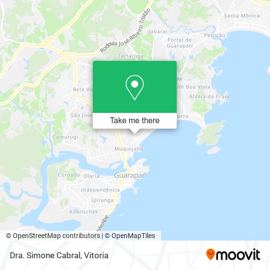 Dra. Simone Cabral map