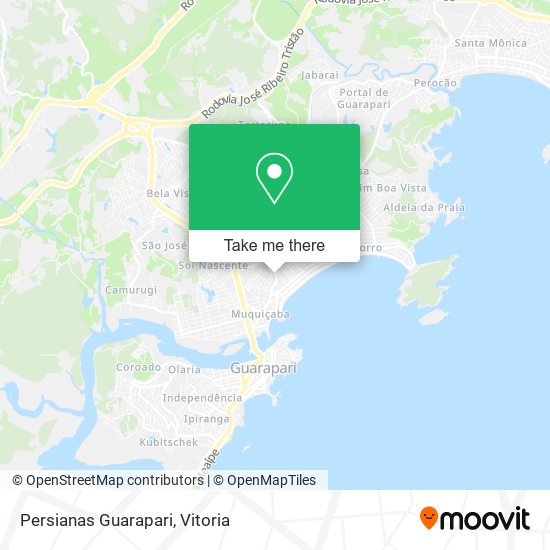 Persianas Guarapari map