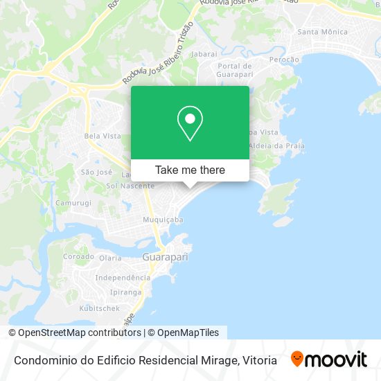 Condominio do Edificio Residencial Mirage map