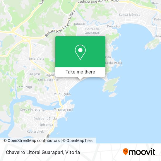 Chaveiro Litoral Guarapari map