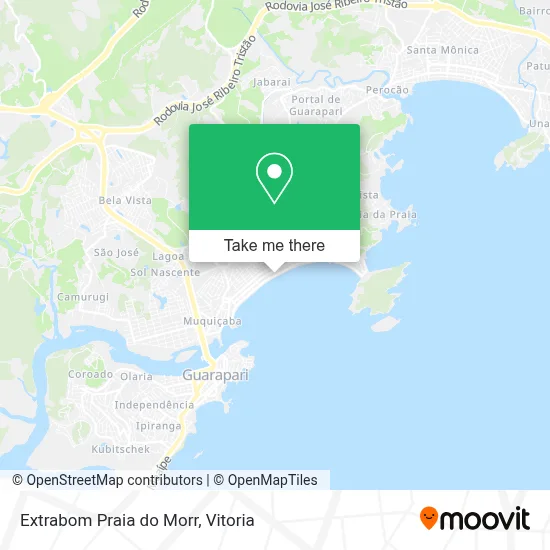 Extrabom Praia do Morr map